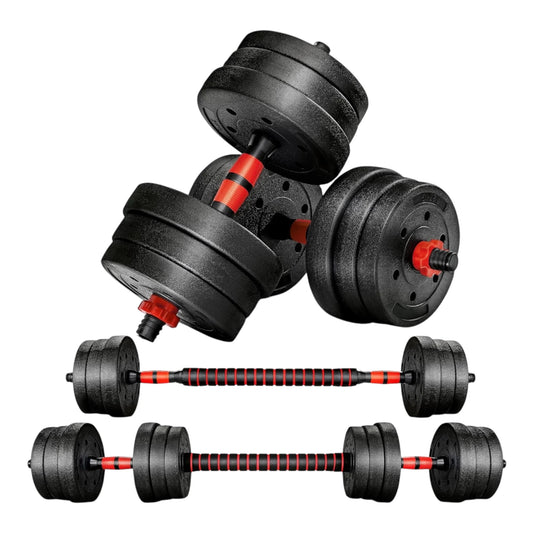 Juego de Mancuernas y Barra Combinable (hasta 20kg)