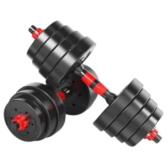 Juego de Mancuernas y Barra Combinable (hasta 20kg)