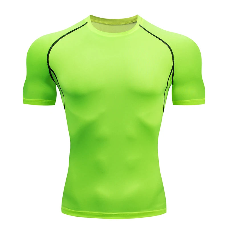 Camiseta de compresión deportiva