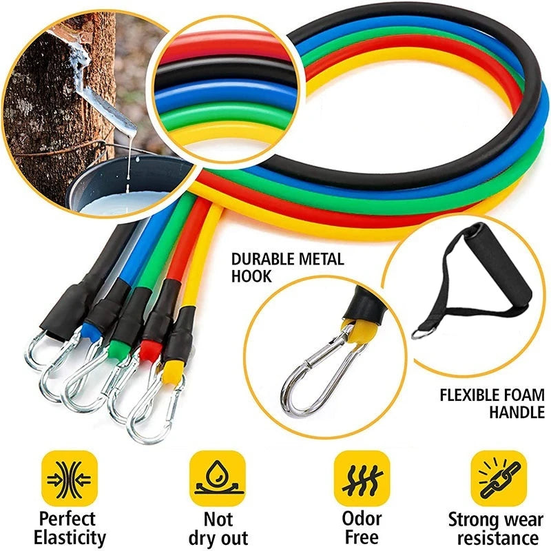 Set de Bandas Elásticas de Resistencia (11 piezas)
