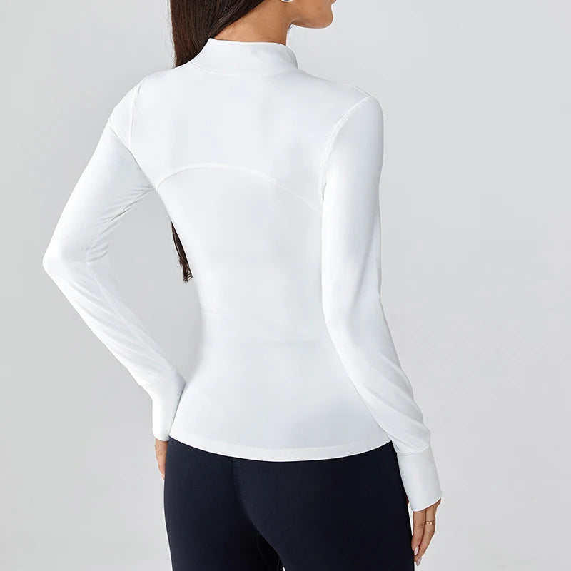 Chaqueta con cremallera deportiva (transpirable)
