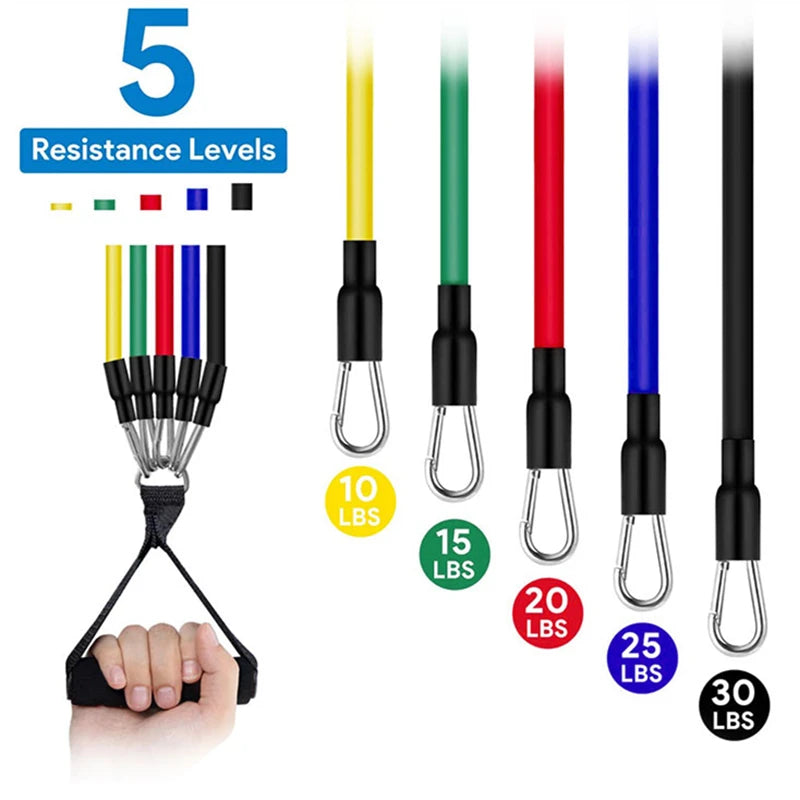 Set de Bandas Elásticas de Resistencia (11 piezas)