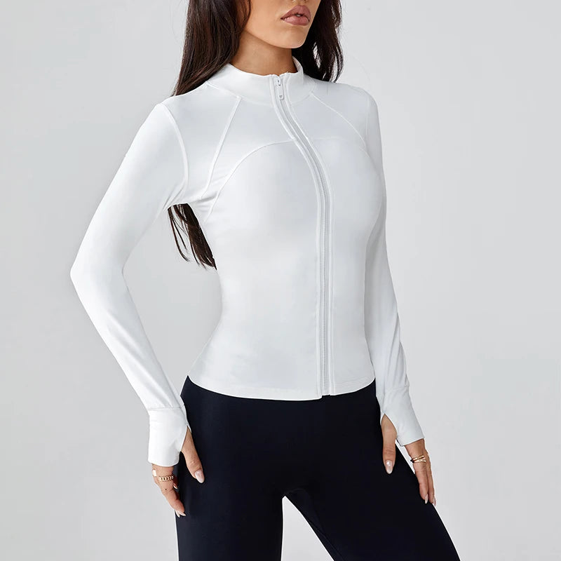 Chaqueta con cremallera deportiva (transpirable)