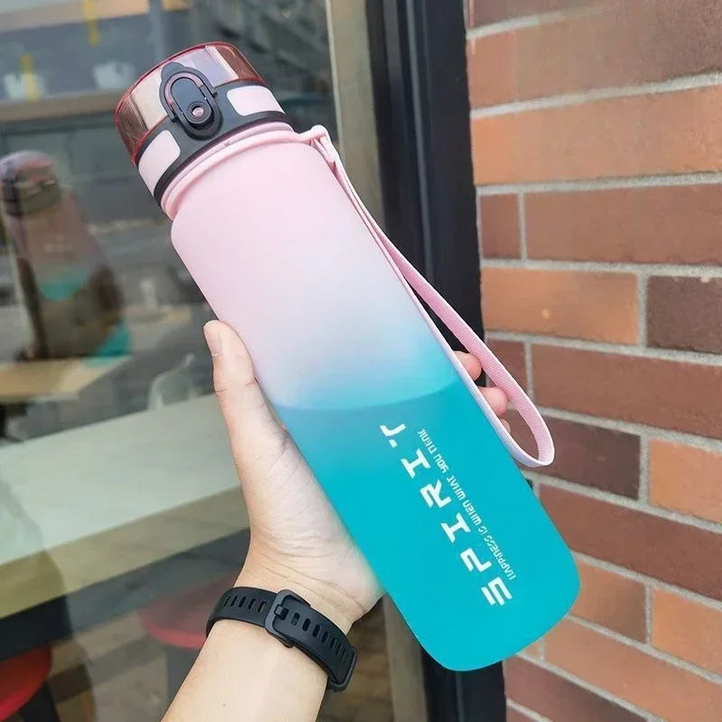 Botella de Agua Deportiva hasta un 1 L, Anti fugas y Reutilizable