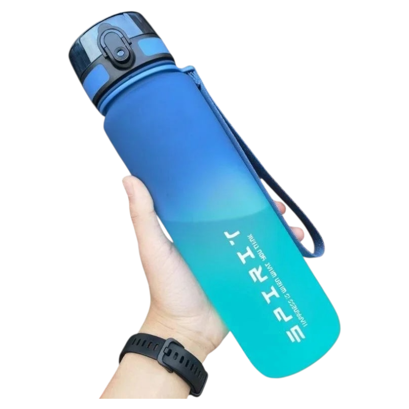 Botella de Agua Deportiva hasta un 1 L, Anti fugas y Reutilizable