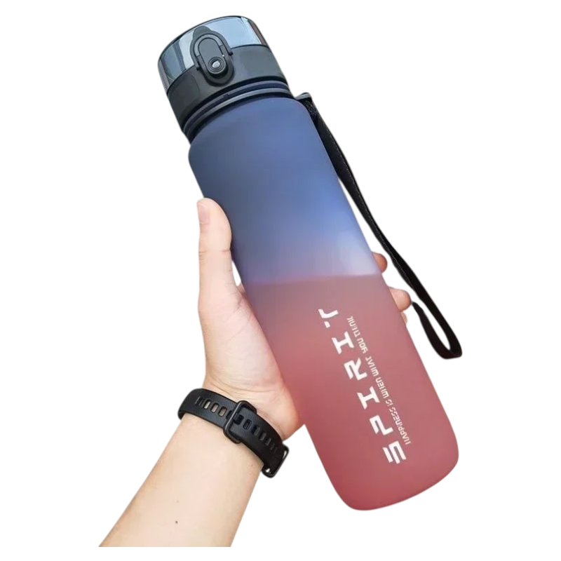 Botella de Agua Deportiva hasta un 1 L, Anti fugas y Reutilizable