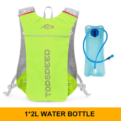 Mochila ultraligera de 5L para correr al aire libre, chaleco para correr de hidratación, bolsa transpirable para bicicleta de maratón, bolsa para correr y Fitness