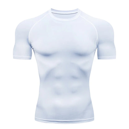 Camiseta de compresión deportiva