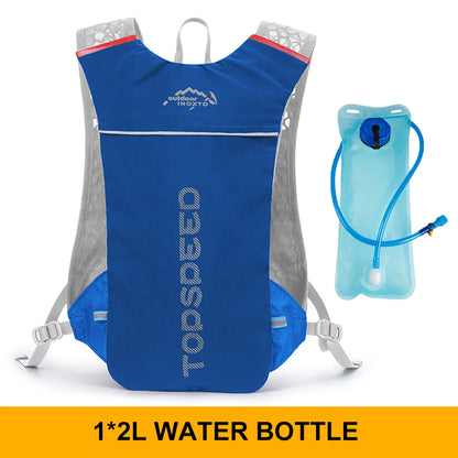 Mochila ultraligera de 5L para correr al aire libre, chaleco para correr de hidratación, bolsa transpirable para bicicleta de maratón, bolsa para correr y Fitness
