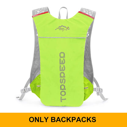 Mochila ultraligera de 5L para correr al aire libre, chaleco para correr de hidratación, bolsa transpirable para bicicleta de maratón, bolsa para correr y Fitness