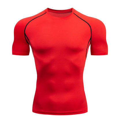 Camiseta de compresión deportiva