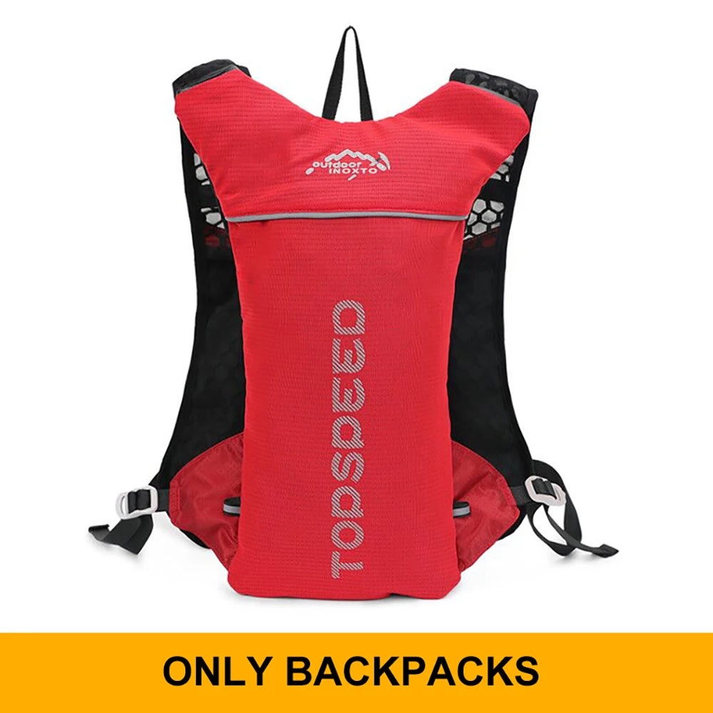 Mochila ultraligera de 5L para correr al aire libre, chaleco para correr de hidratación, bolsa transpirable para bicicleta de maratón, bolsa para correr y Fitness