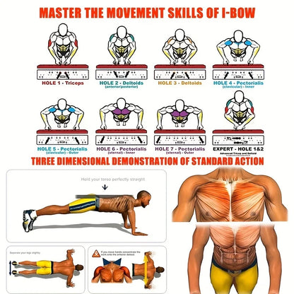 Kit de Flexiones Multiángulo Portátil