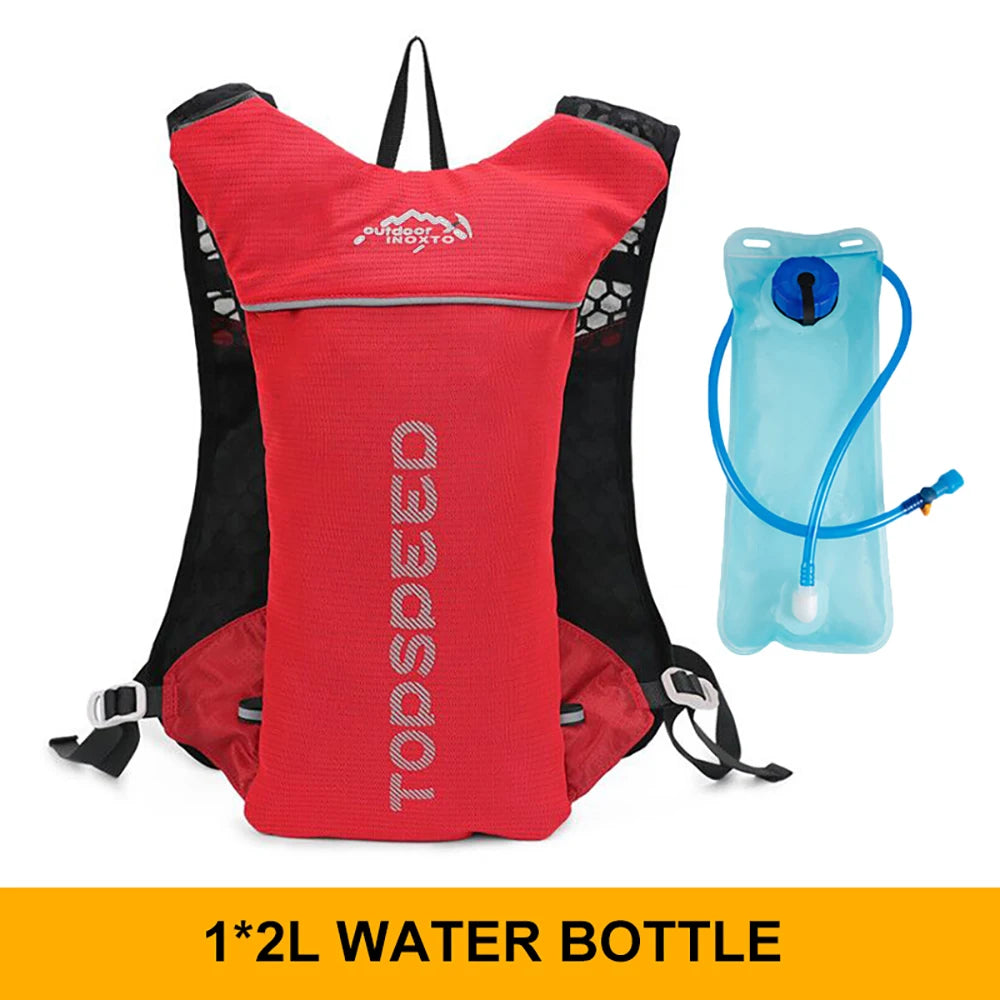 Mochila ultraligera de 5L para correr al aire libre, chaleco para correr de hidratación, bolsa transpirable para bicicleta de maratón, bolsa para correr y Fitness