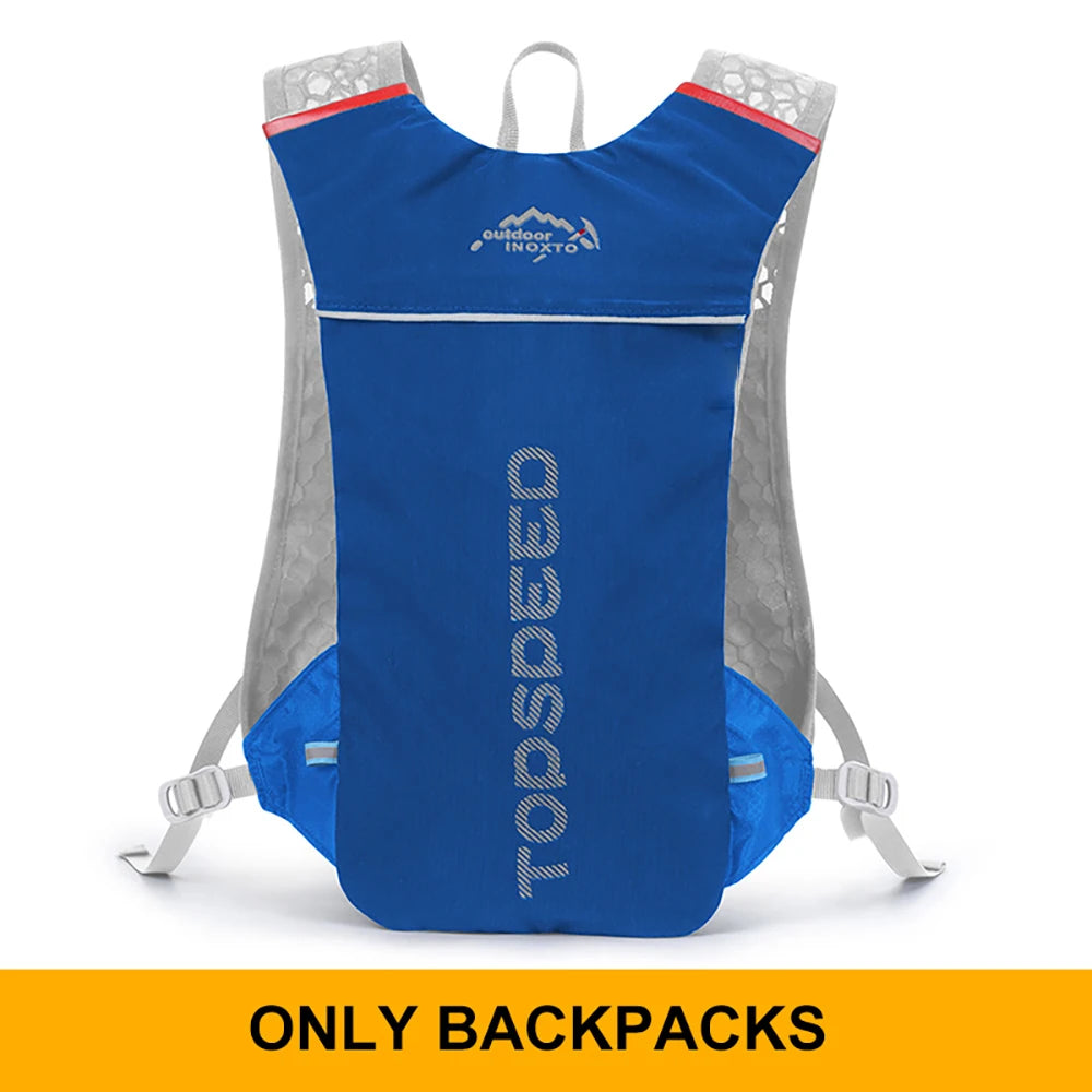 Mochila ultraligera de 5L para correr al aire libre, chaleco para correr de hidratación, bolsa transpirable para bicicleta de maratón, bolsa para correr y Fitness